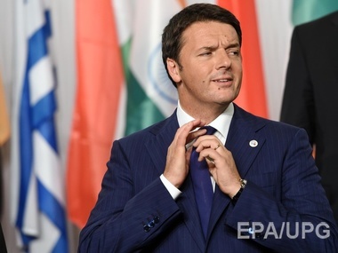 Премьер Италии Ренци о переговорах Порошенко и Путина: Думаю, был сделан шаг вперед