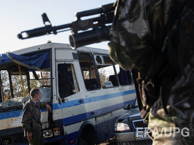 Пресс-центр АТО: В районе Дебальцево и в аэропорту Донецка продолжаются обстрелы