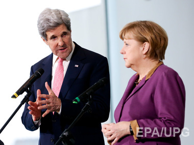 Керри и Меркель обсудят ситуацию в Украине