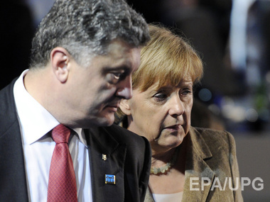 Порошенко обсудил с Меркель Минский протокол и газовый вопрос