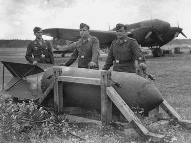 В Ленинградской области нашли неразорвавшийся немецкий фугас весом в тонну