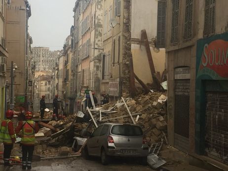 Кількість загиблих унаслідок обвалення будинків у Марселі зросла до п'яти осіб