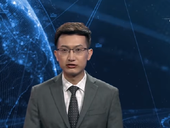 В Китае представили виртуального диктора новостей на английском языке. Видео