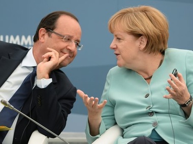 Меркель и Олланд рады подписанию газового соглашения