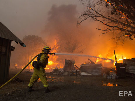 ﻿Через лісову пожежу в Каліфорнії евакуювали приблизно 157 тис. жителів. Фоторепортаж