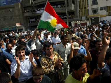 В Харькове курды митинговали за мир