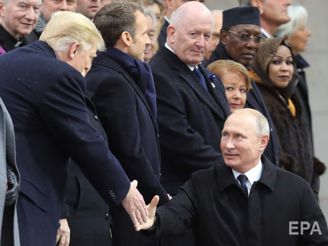 Путин прибыл на торжественную церемонию в Париже последним из зарубежных гостей