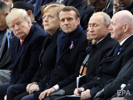 ﻿Трамп, Путін, Макрон і Меркель обговорили договір про ліквідацію ракет і санкції під час двогодинного ланчу – Білий дім