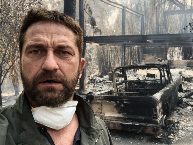 ﻿Будинок актора Батлера знищили пожежі в Каліфорнії