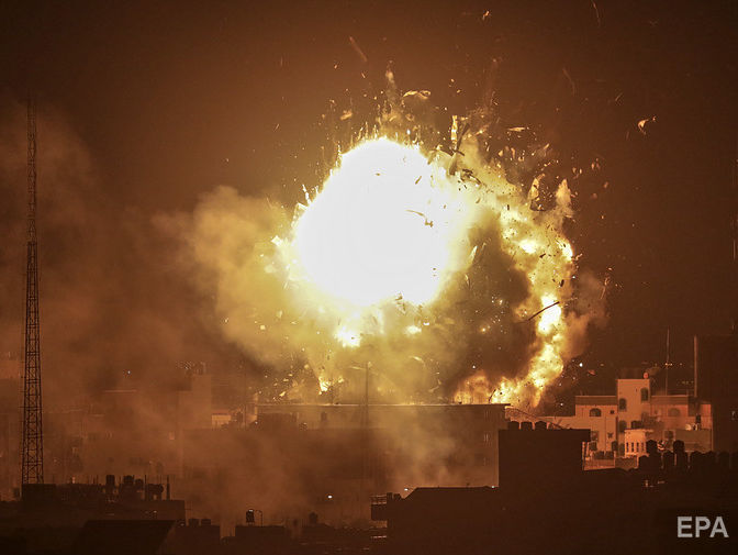 ﻿В Ізраїлі заявили про ураження понад 70 цілей у секторі Гази у відповідь на ракетну атаку ХАМАС