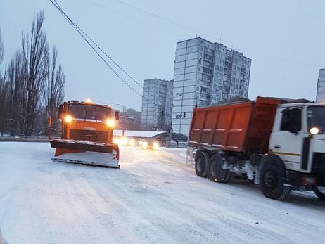 ﻿ДСНС попередила про мокрий сніг у Києві