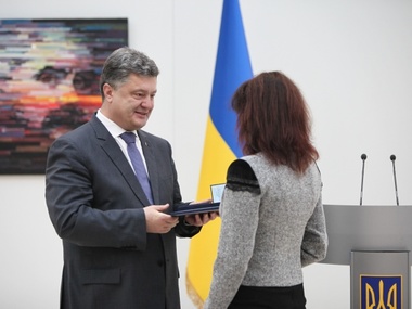 Порошенко вручил Шевченковскую премию за 2014 год. Фоторепортаж