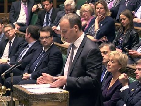 Британський міністр із питань Brexit пішов у відставку