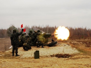В Ровенской области прошли учения харьковских курсантов факультета противовоздушной обороны. Фоторепортаж