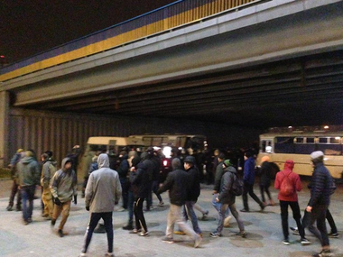 В Киеве милиция избила и задержала участников протеста против застройки