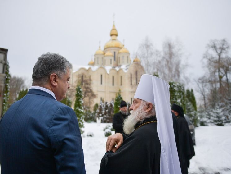 Порошенко поблагодарил за мудрость главу Черкасской епархии УПЦ МП