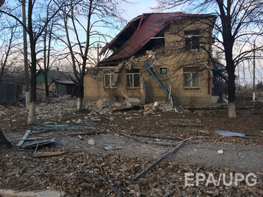 СНБО: Террористы нанесли ракетный удар по Дебальцево и повредили 20 жилых домов