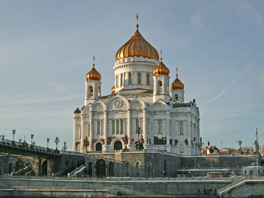 Российские карты Google заменили храм Христа Спасителя на Дворец Советов