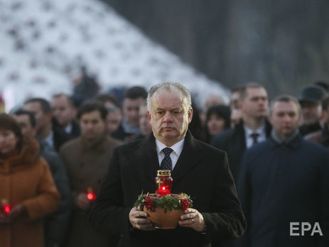 Президент Словакии заявил, что мир должен отвергать попытки оправдать политику, которая привела к Голодомору