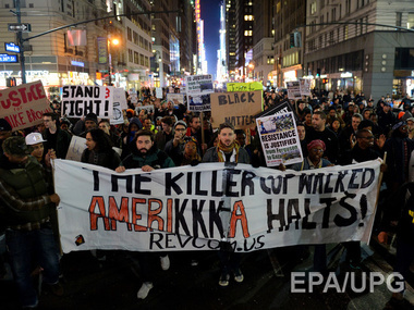Протесты по делу в Фергюсоне охватили более 170 городов США