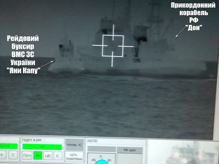 Российский корабль, протаранивший украинский буксир, борется за живучесть – СМИ