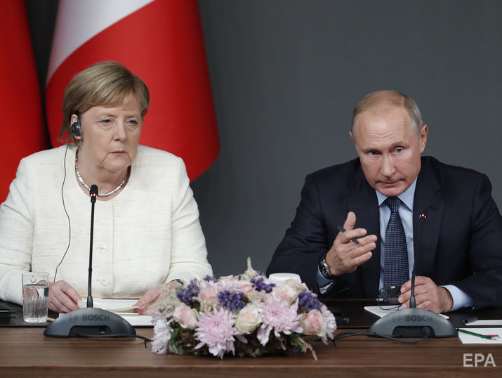 ﻿Путін запевнив Меркель, що російські прикордонники дадуть додаткові пояснення про події в районі Керченської протоки