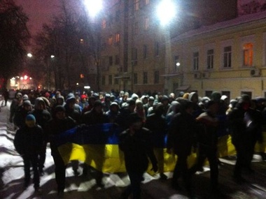 В Харькове проходит марш памяти по погибшим участникам АТО и активистам Майдана