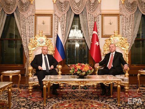 Путин обсудил с Эрдоганом 