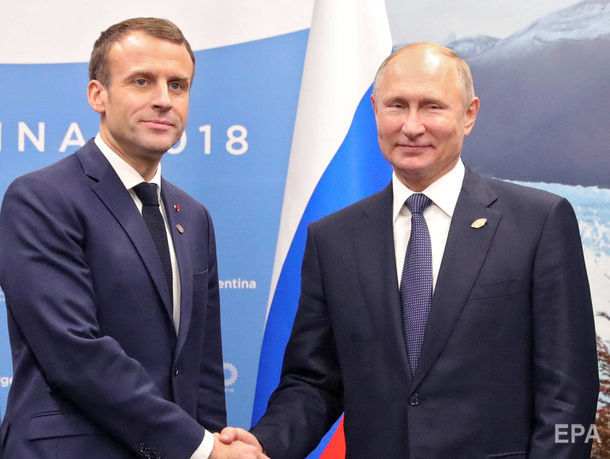 Саммит G20: Макрон обсудил с Путиным ситуацию в Украине и войну в Сирии