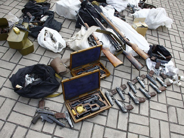 В Донецкой области СБУ обнаружила тайник с оружием террористов