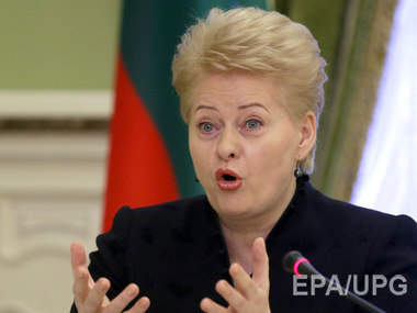 Грибаускайте: Странам Балтии больше не нужен "Газпром"