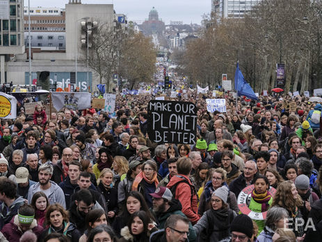 ﻿У Бельгії та Німеччині відбулися демонстрації на захист клімату