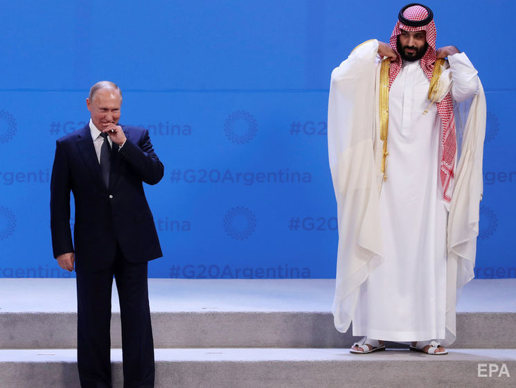 ﻿Пєсков про привітання Путіна зі спадкоємним принцом Саудівської Аравії на саміті G20: Це гарні особисті стосунки