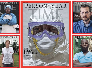 Журнал Time назвал "людьми года" врачей, противостоящих вирусу Эбола
