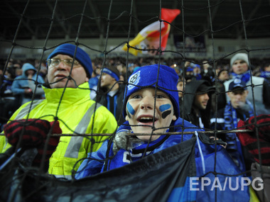 В центре Киева подрались футбольные фанаты