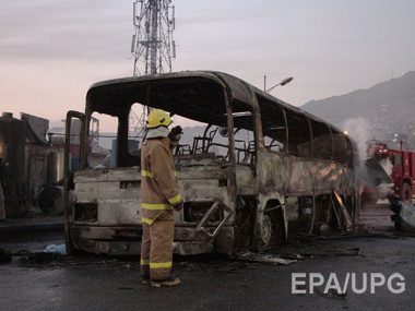 Террорист-смертник подорвал автобус с военными в Кабуле. Фоторепортаж