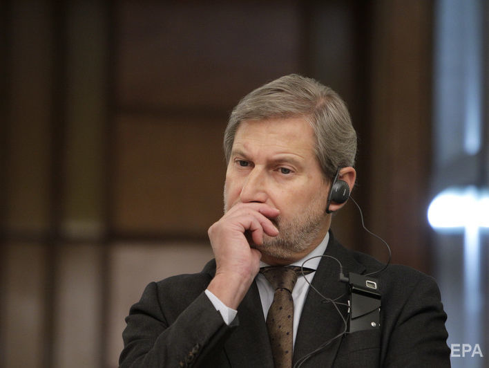 ﻿Єврокомісар Ган закликав відпустити Сенцова на вручення премії імені Сахарова