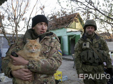 Пресс-центр АТО: За ночь террористы девять раз обстреляли позиции украинских войск