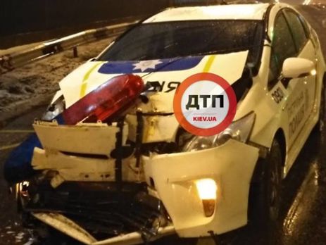 После трех за день ДТП в Киеве с участием патрульных назначено служебное расследование – полиция