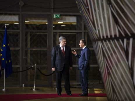 ﻿Порошенко передав Туску списки осіб і кораблів, причетних до захоплення українських військових у Чорному морі