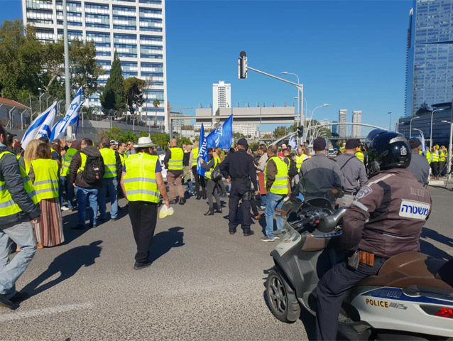 "Желтые жилеты" провели акцию протеста в Израиле