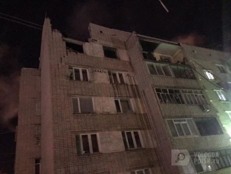 В российской Вологде при взрыве газа в жилом доме погибла женщина