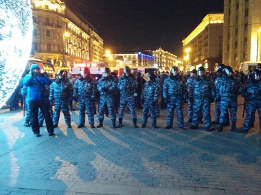 Итоги митинга на Манежной: Площадь оцеплена полицией, 245 человек задержано