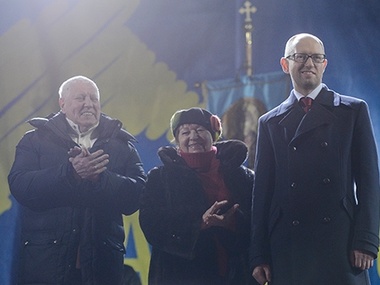 Яценюк: Единый лидер противостояния власти &ndash; украинский народ