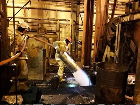 ﻿Пожежу на шахті 