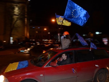 Львовский Автомайдан прервал рейд на Киев и возвращается домой