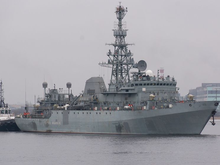 ﻿Біля кордонів Латвії помітили розвідувальний корабель РФ