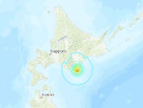 ﻿В Японії стався землетрус магнітудою 5,5