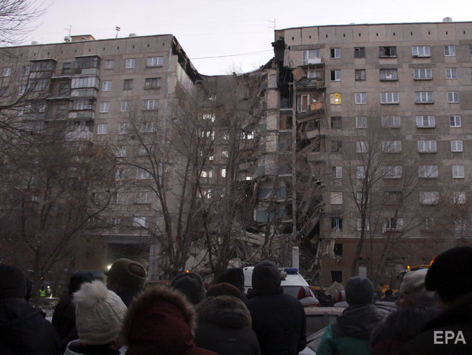 ﻿Заступник губернатора Челябінської області РФ заявив, що після вибуху в Магнітогорську доля 79 мешканців будинку невідома