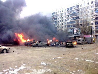 Атака боевиков на Мариуполь. 24 января. Онлайн-репортаж / ГОРДОН